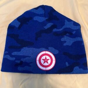 Kids Captain America winter hat